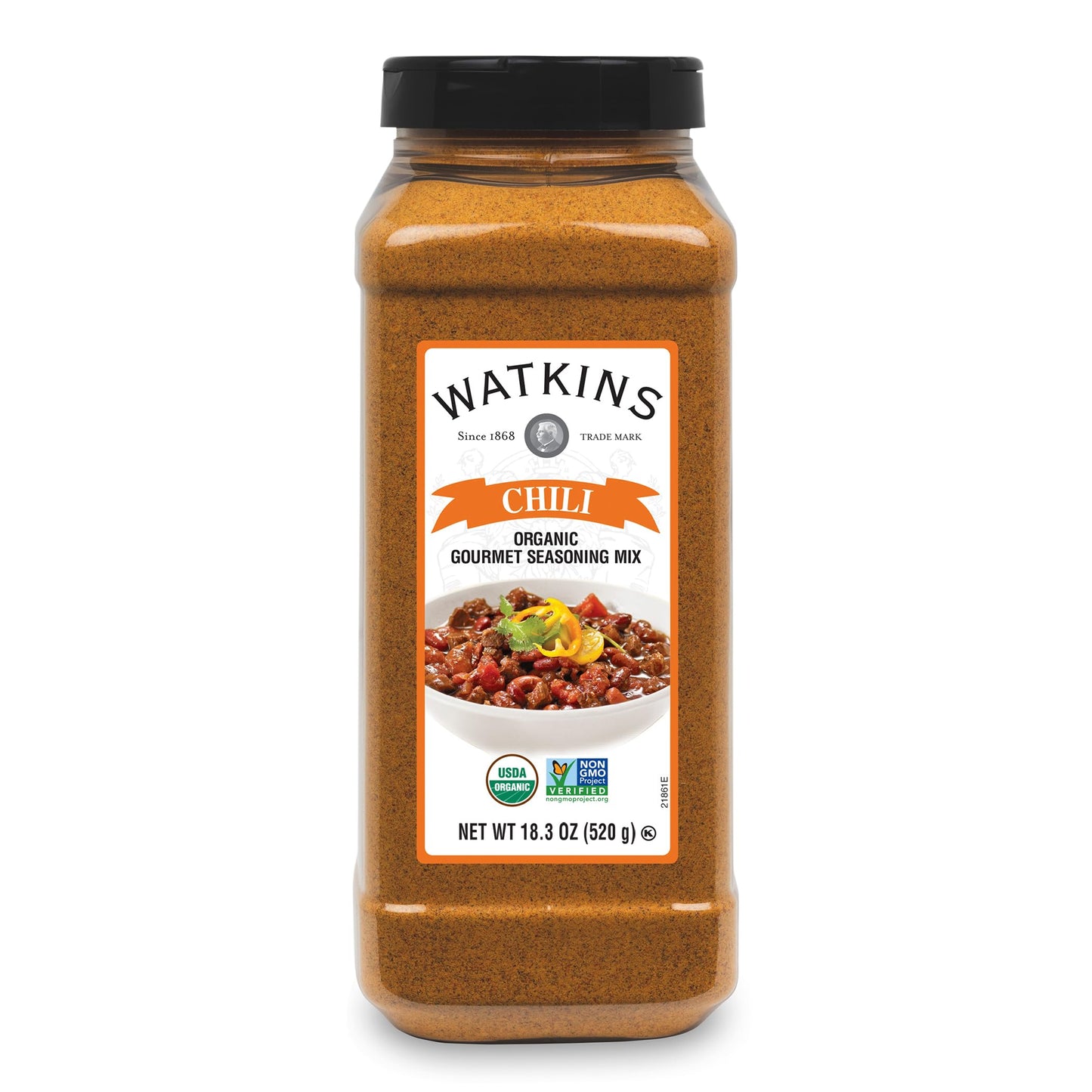Watkins Organic Gourmet Dry Seasoning Mix, Chili, 18.3 Ounce (Pack of 1)