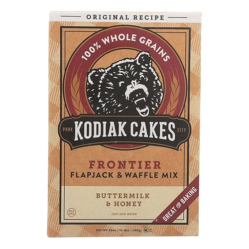 Kodiak Cakes Flapjack and Waffle Mix - Buttermilk and Honey - Case of 6-24 oz.