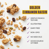 McCaffrey Golden Cinnamon Raisin Granola, Organic Granola Cereal, 4oz