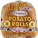 Martin's Potato Sandwich Rolls- 8pk 15 oz. Bag (4 Bags)