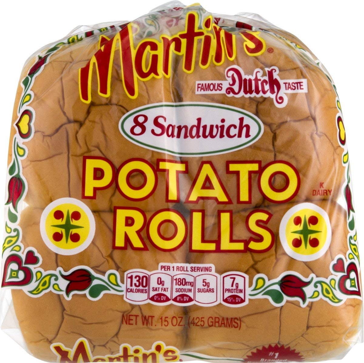 Martin's Potato Sandwich Rolls- 8pk 15 oz. Bag (4 Bags)
