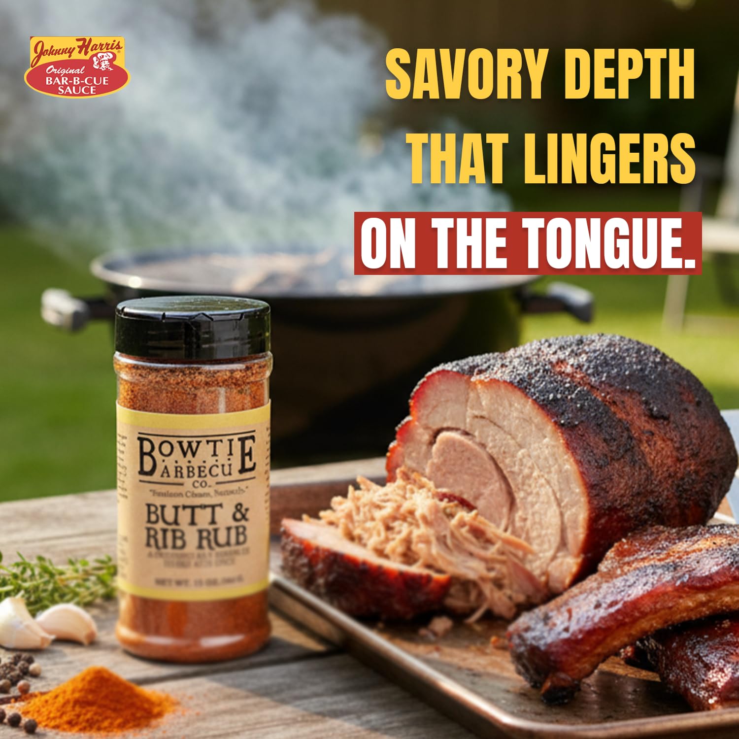 Bowtie Butt and Rib Rub, Dry Barbecue Spice Blend, Seasoning Mix Barbecue Spice Blend, Butt and Rib Seasoning, Premium BBQ Rub for Ribs, Steak