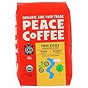Peace Coffee, Coffee Twin Cities Blend Whole bean Organic, 12 Ounce