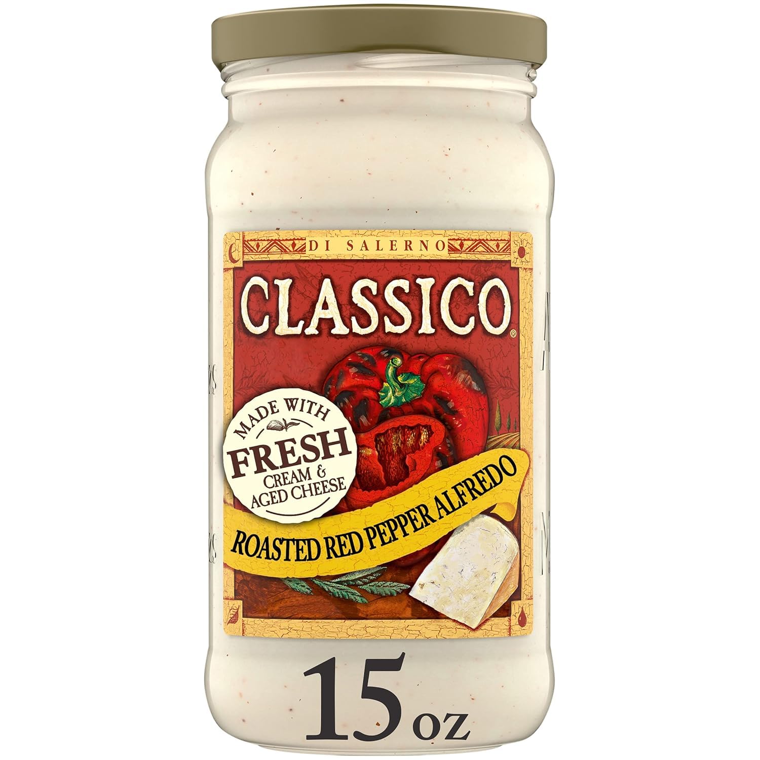 Classico Pasta Sauce Variety Pack - Alfredo & Marinara Flavors, Made with Real Ingredients 4ct. (Variety Pack)