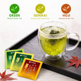 SHOGUN CANDY, Japanese Snacks & Japanese Candy Variety Pack 33 Pcs with Premium Japanese Tea