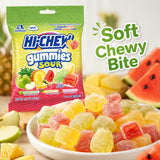 Hi-Chews Gummy Candy, 9 Bags, Soft Chew Fruit Candy for Snacking and Sharing, Green Apple Pineapple Watermelon Flavors, Gluten Free Sweet and Sour