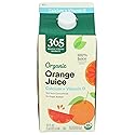 365 By Whole Foods Market, Organic Orange Juice With Calcium And Vitamin D, 52 Fl Oz