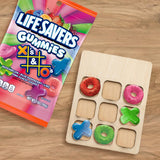LIFE SAVERS Gummies X's & O's Gummy Candy Game Night Family Game Snack, 7 Oz Bag