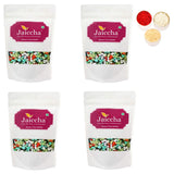 Jaiccha Ghasitaram Bhaidooj Gifts - Stone/ Rock Chocolates 800 GMS in White Paper Pouch