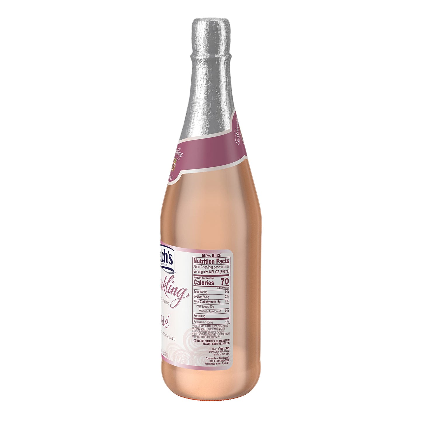 Welch's Sparkling Rose, 25.4 Fl Oz