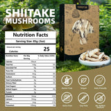 Premium Dried Shiitake Mushrooms, Rich Umami Flavor, Gluten-Free Vegan Snack- Perfect for Soups, Stir-Fry & Health Cooking,8oz