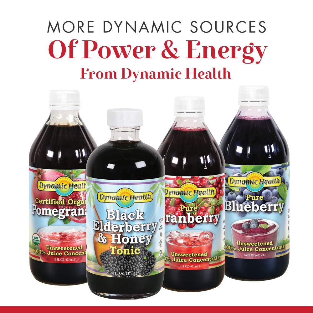 Dynamic Health Organic Beetroot SuperRoot 100% Juice Concentrate | No Additives, Unsweetened, Vegan, Non-GMO | 16oz, 16 Serv