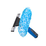 Unger Professional Connect and Clean 2-in-1 Squeegee and Scrubber, 6” Window Cleaning Tool, Commercial and Residential Use, Washer Cleaner Supplies