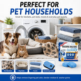 ukiism Washing Machine Cleaner Tablets for Pet Owners, Washer Cleaner for Pet Hair, Dander & Odor, Deep Cleaning Descaler Deodorizer for HE Front Load
