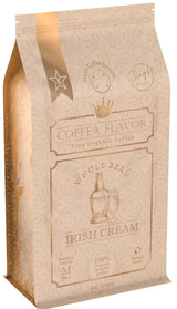 Irish Cream Flavored Whole Bean Coffee - 100% Arabica, Organic, No Artificial Sweeteners, Naturally Flavored, Medium Roast, Single Origin - by Coffea