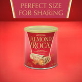Almond Roca Pack of 1-10oz Individually Wrapped Chocolate Candy - Original Buttercrunch Toffee with Almonds - Gluten Free, Kosher, Chocolate