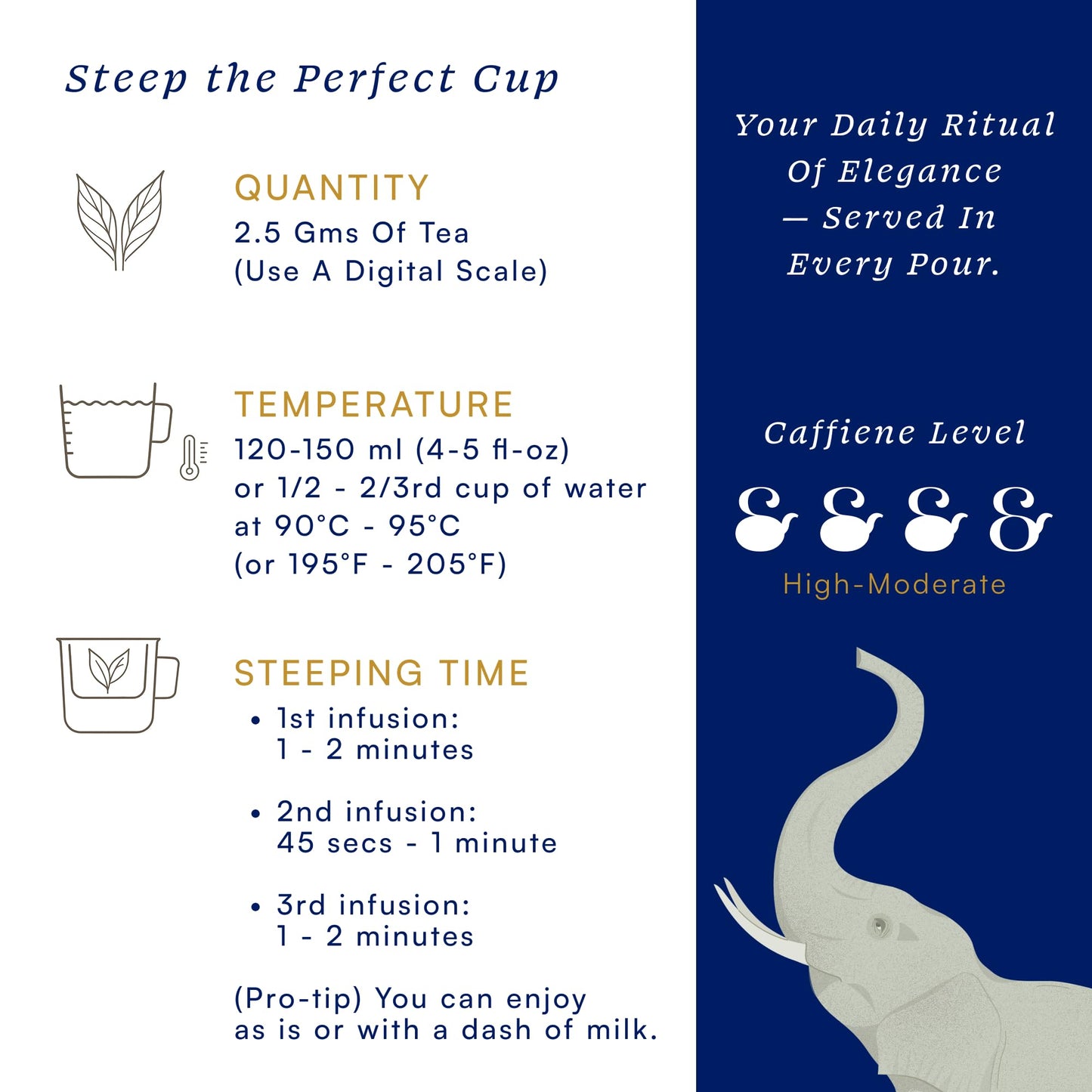 Herbs & Kettles Earl Grey Tea ,1.06 oz | Assam Black Tea Infused with Italian Bergamot Oil | Premium Loose Leaf Earl Grey with Smooth Citrus Aroma