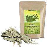FullChea - Dried Eucalyptus Leaves - 4oz/114g - Hojas de Eucalipto - Premium Chinese Dried Eucalyptus Herb Whole Leaf - Non-GMO - Caffeine-free - Easy