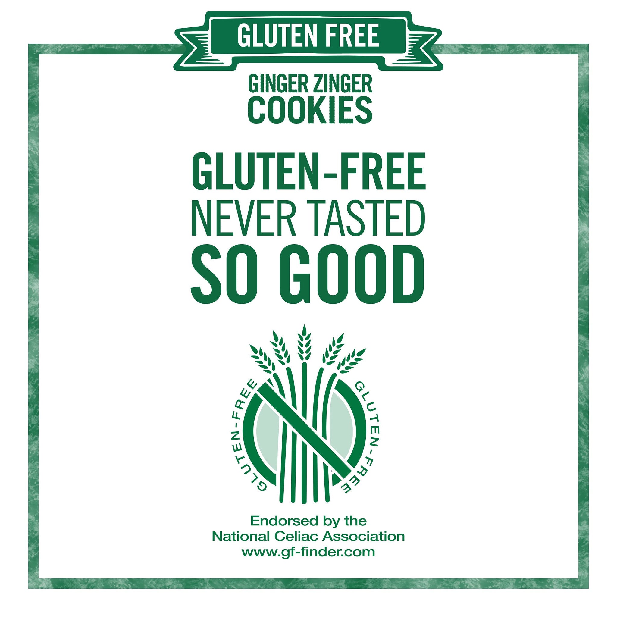 Tate's Bake Shop 6 Pack Gluten Free Ginger Zingers