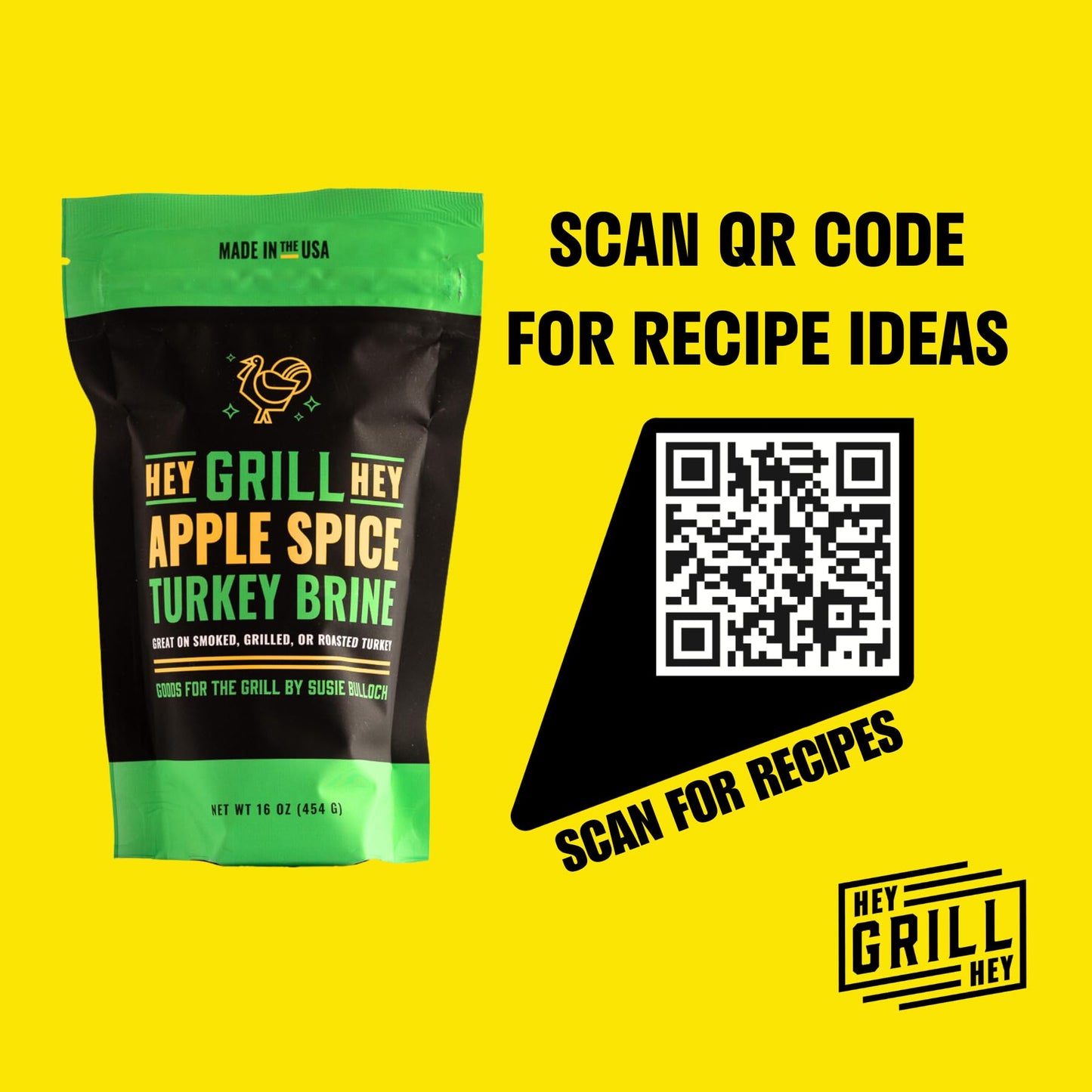Hey Grill Hey | APPLE SPICE TURKEY BRINE | Poultry brine for smoked turkey with delicious herbs and spices