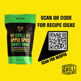 Hey Grill Hey | APPLE SPICE TURKEY BRINE | Poultry brine for smoked turkey with delicious herbs and spices