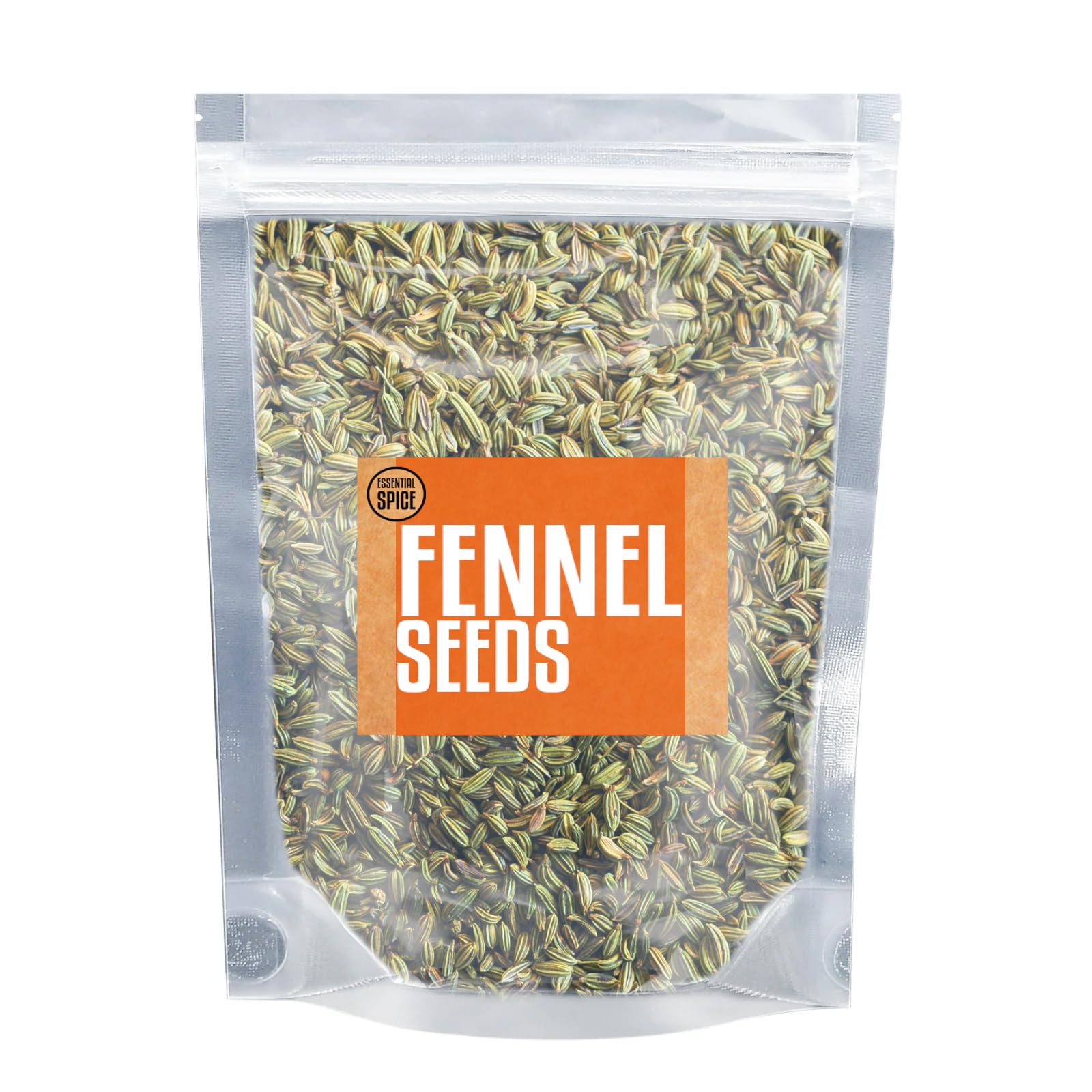 Essential Spice Fennel Seeds, 60 oz - Whole, Aromatic Seeds with Sweet, Licorice-Like Flavor - Perfect for Sausage, Baking, Curries, Teas