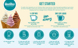 Frostline Vanilla Soft Serve Ice Cream Mix, Lactose & Gluten Free - Just Add Water, Dairy, or Dairy Free Alternative, Use with Blender, Countertop Ice