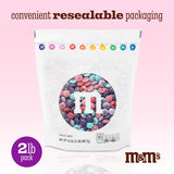 M&M’S WORLD Mother's Day Milk Chocolate Candy - 2lbs of Bulk Chocolate Candies in a Resealable Pack, For Mother's Day Celebrations