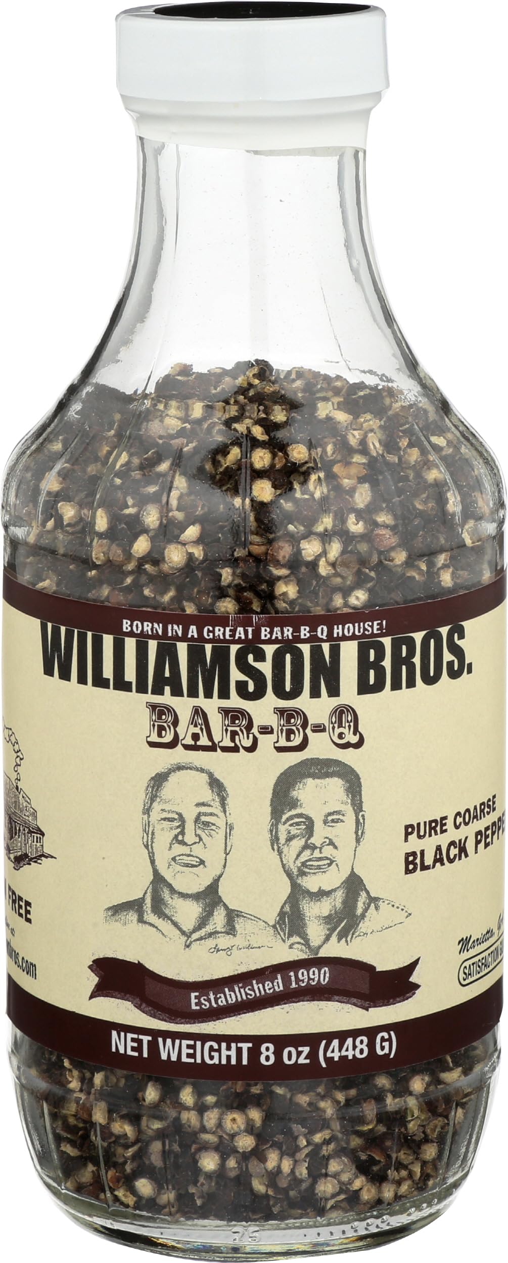 Williamson Bros., Coarse Black Pepper, 8 Oz