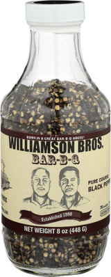 Williamson Bros., Coarse Black Pepper, 8 Oz