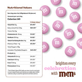 M&M’S WORLD Pink Milk Chocolate Candy, 5lbs of M&M'S in Resealable Pack for Candy Bars, Birthdays, Baby Showers, Gender Reveals, It's A Girl, Dessert