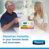Thick-It Original Food & Beverage Mildy Thick Single-Serve Packets for Dysphagia (IDDSI), Nectar Consistency, Digestible Swallowing Aid, Easy-to-Mix