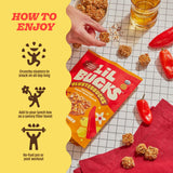 Clusterbucks Superfood Clusters - Grain-Free, Keto-Friendly Snack Bites with Regeneratively Grown Sprouted Buckwheat- Gluten-Free, Low-Carb, Organic
