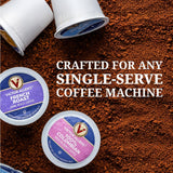Victor Allen's Coffee Around The World Variety Pack (Brazil Primo, Kenya Supreme, Kona Blend, Papua New Guinea), 96 Count, Single Serve Coffee Pods