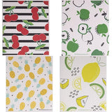 SWEDEdishcloths - Cellulose Sponge Dish Towels - Mixed Set of 3 (One of Each Design) Fruit Swedish Dish Cloths