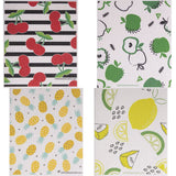 SWEDEdishcloths - Cellulose Sponge Dish Towels - Mixed Set of 3 (One of Each Design) Fruit Swedish Dish Cloths