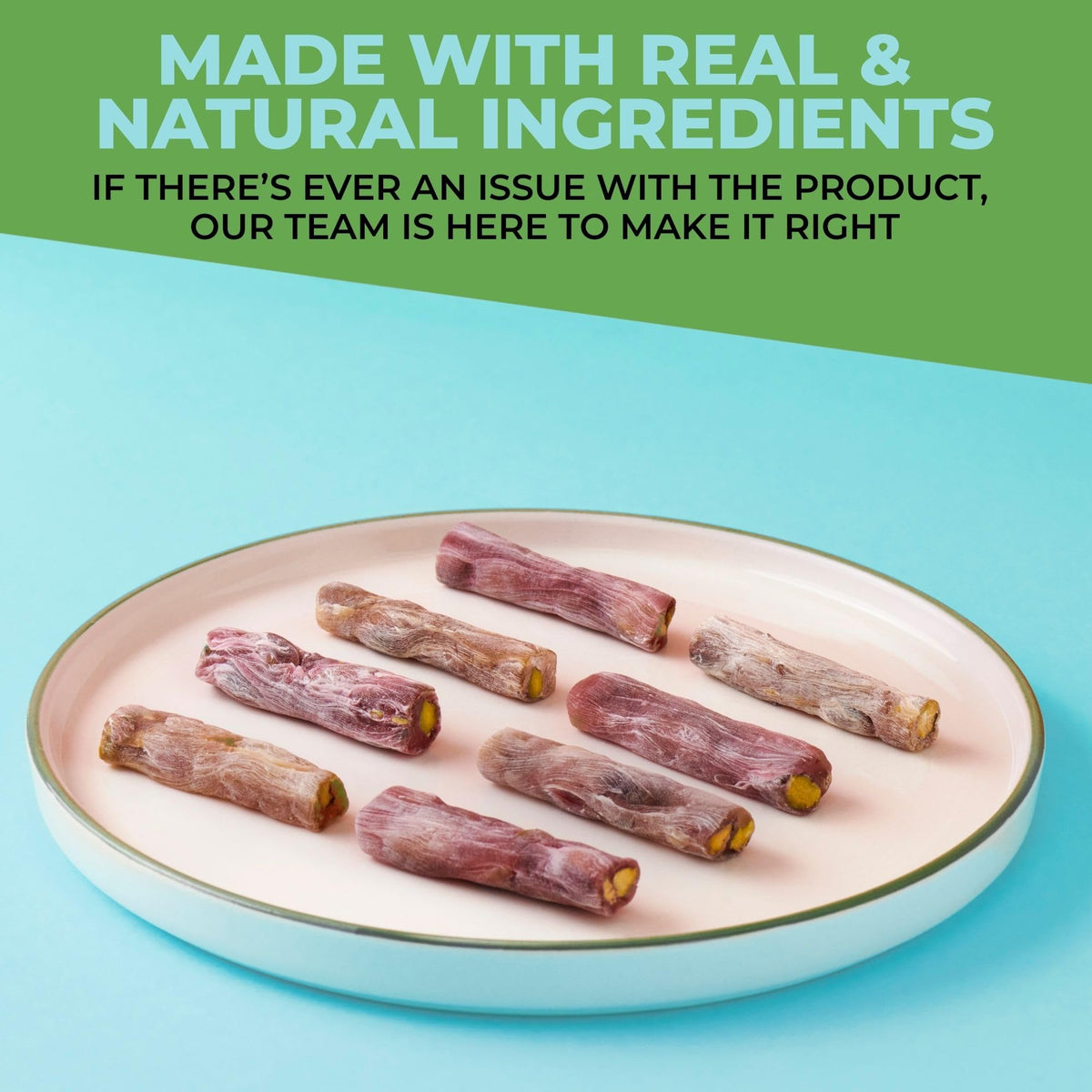 Zest Delites Turkish Delights Candy with Wonderful Pistachios, Luxury Food Gifts 8.82 oz, Gourmet Snacks, Premium Gluten Free Snacks, Vegan Snacks
