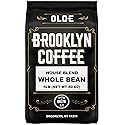 BROOKLYN COFFEE Whole Bean, House Blend Medium Roast (5lb) Balanced, Breakfast, Classic - Fresh Bulk Coffee Beans Roasted Weekly in NYC
