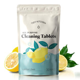 Tidy Kitchen All Purpose Cleaner Refill Tablets - Multi Surface Cleaner for Counters, Stovetops, Tile, Wood, Bath, and Glass - Compact Water-Activated