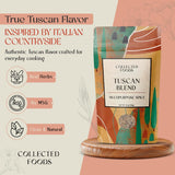 Collected Foods Italian Tuscan Seasoning | All-Natural Spice Blend | Small Batch Mix for Grilling, Pasta, Vegetables, Dressings & Olive Oil Dipping |