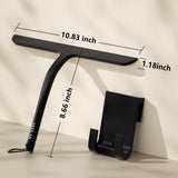VEELAR Shower Squeegee for Shower Glass, Bathroom Glass Cleaning Tool with Hook Mount, Squeegee for Glass Doors, Window Cleaning, Tile Shower Walls