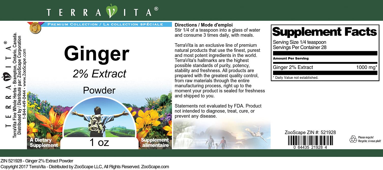 Ginger 2% Powder (1 oz, ZIN: 521928) - 3 Pack