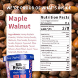 Folk Revival Maple Walnut Keto Instant 'Oatmeal' - 20g Protein, 2g Net Carbs, High Fiber, Non GMO, Gluten Free, Made with Acorns - 6 Cups Per Case
