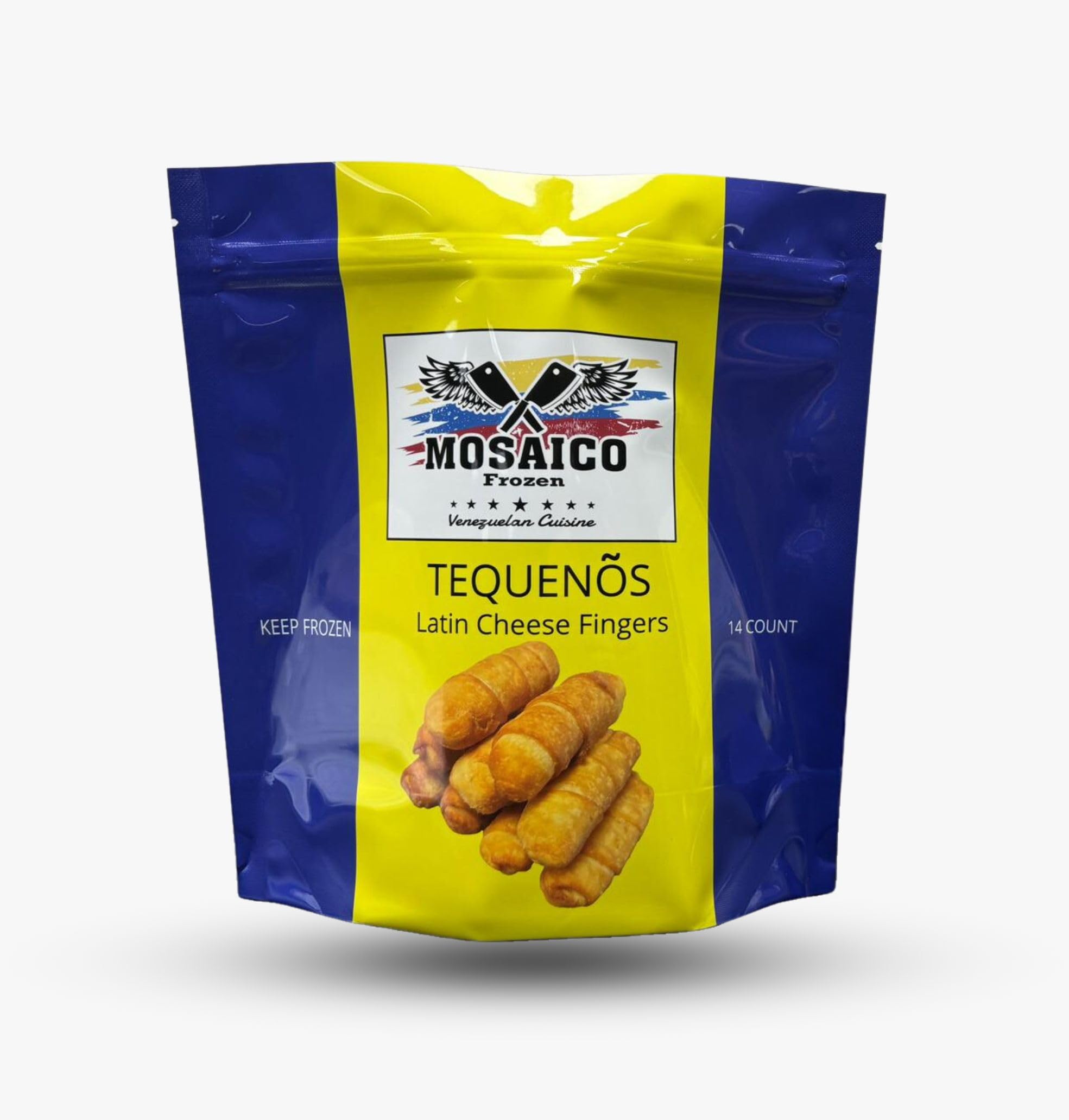 Mosaico Frozen Tequeños -Latin Cheese Fingers- By Mosaico Venezuelan Cuisine (28 count)