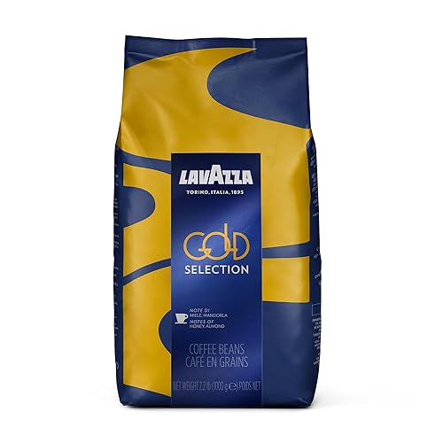 Lavazza Gold Selection Whole Bean Coffee Blend, Light Roast, 2.2 Pound Bag ,Premium Quality, Blended and roasted in Italy,Well balanced, Aromatic