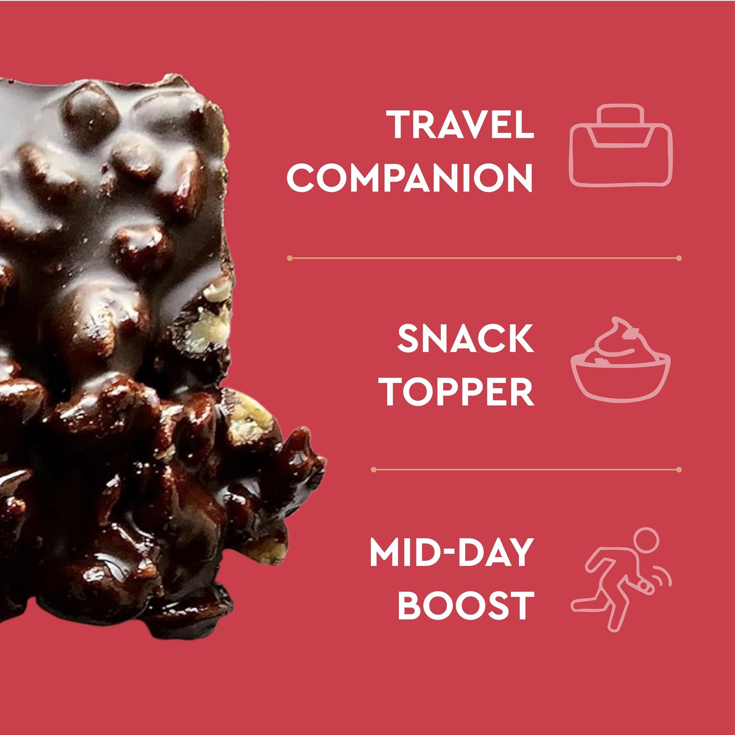 SEEDLY Organic 70% Dark Chocolate Snacking Bark with 20g Protein, 50% less sugar - Limited Edition Peppermint - Keto, Vegan Snacks, Gluten-Free, Low