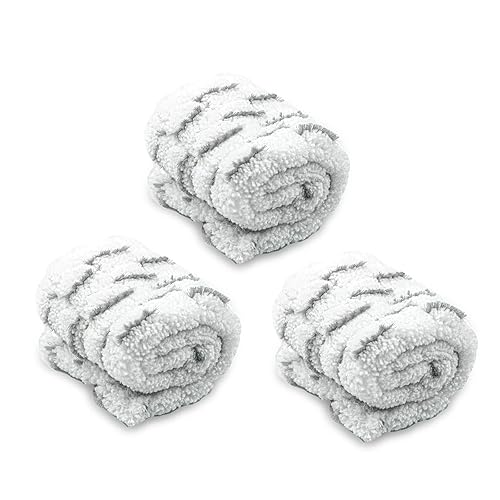 ITTAHO 3 Pack Microfiber Pads Replacements for Window Squeegee Set, Window Cleaner Kit, Professional Scrubber Refill Sleeve - 11 Inch