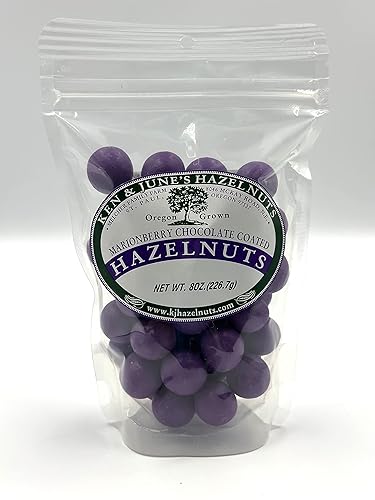 Marionberry Candy Coated Hazelnuts - 8 Oz Bag