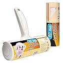 YMPLKMTR Extra Sticky Lint Roller with 1 Upgraded Handles, 90 Sheets (1 Roll), Effectively Removes Pet Hair, Lint & Fur from Clothes, Couches
