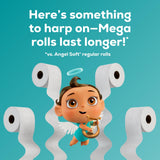 Angel Soft Toilet Paper, 18 Mega Rolls = 72 Regular Rolls, Soft and Strong Toilet Tissue